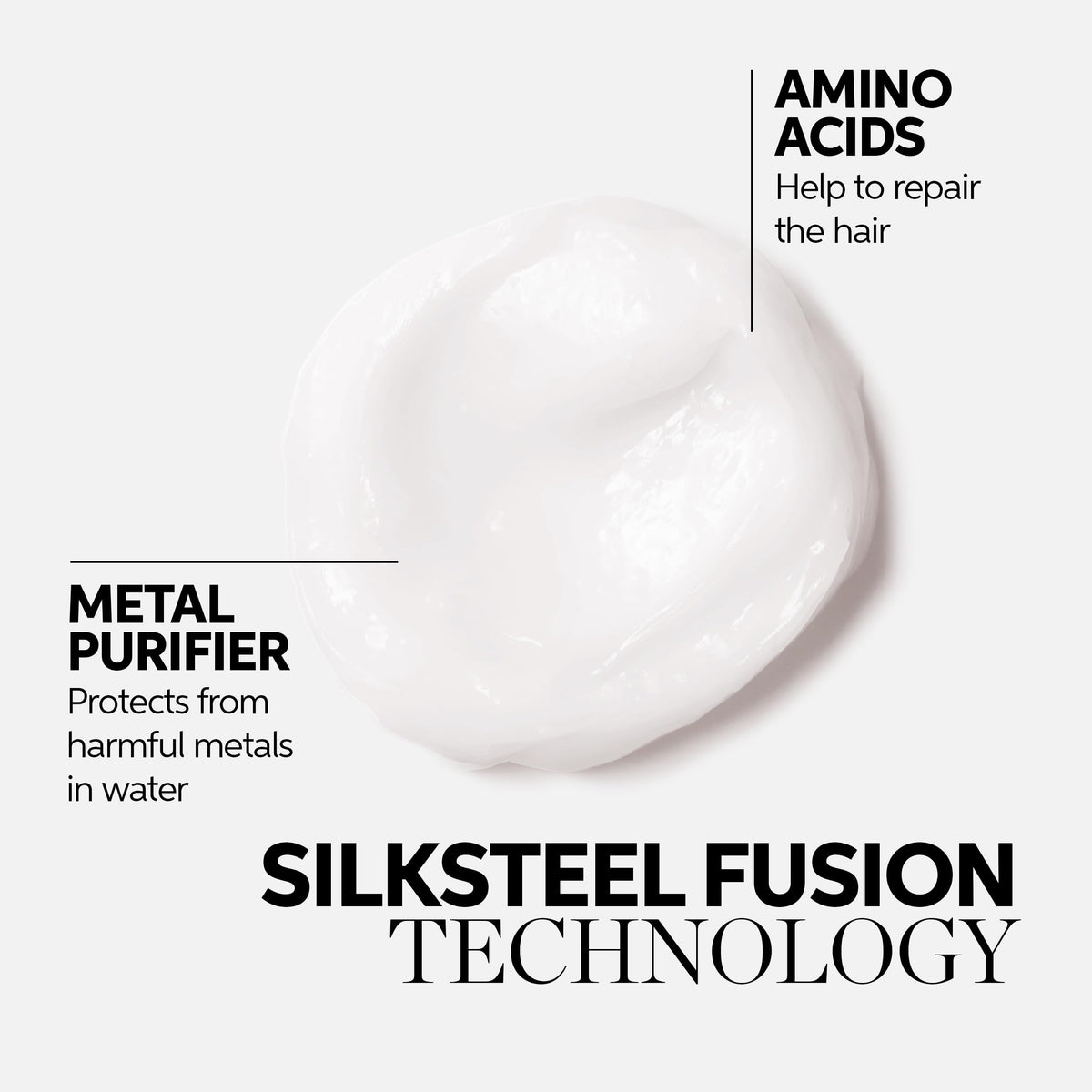 Application of Wella Professionals mask on hair mid-lengths showing detangling and protection benefit