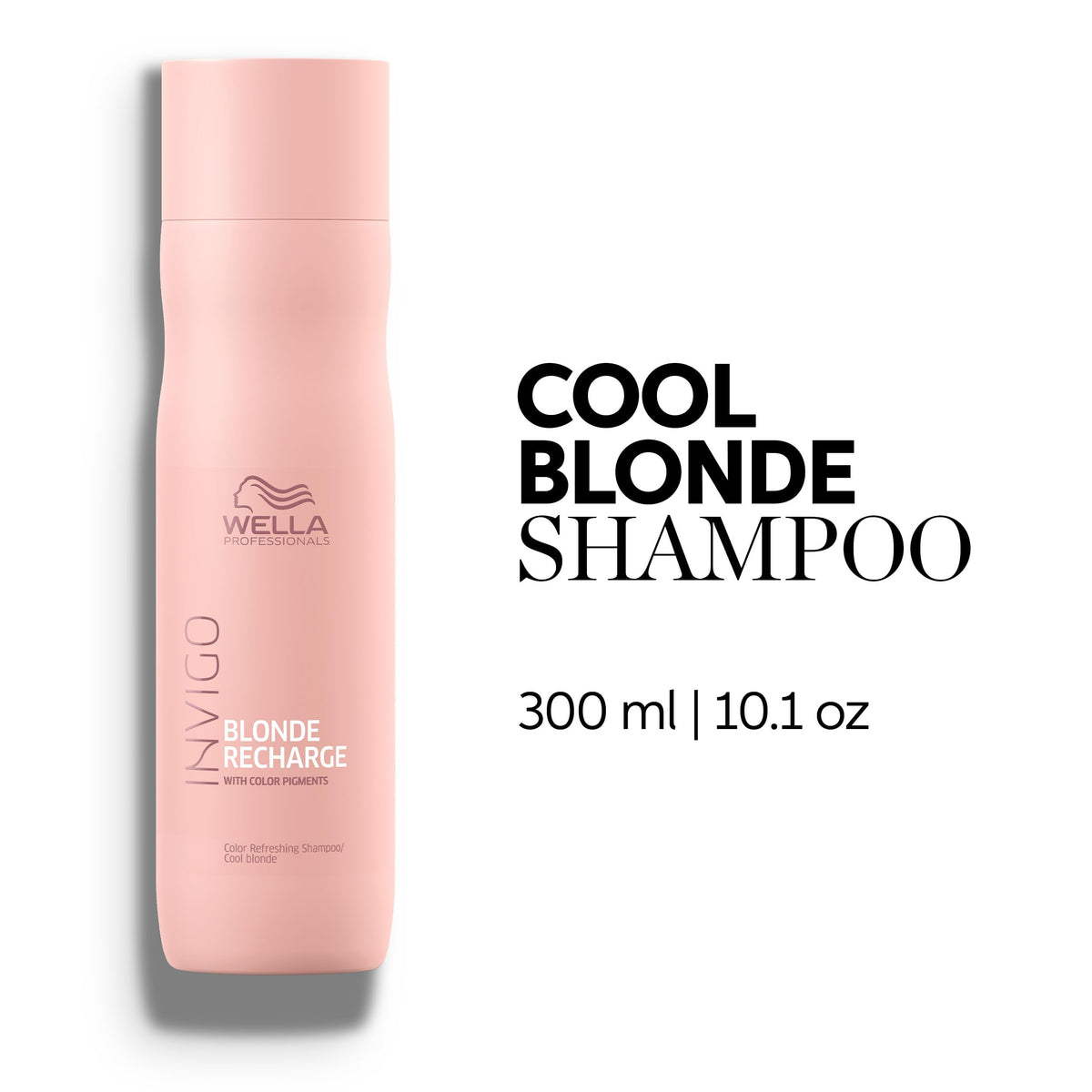 Wella Professionals shampoo pump close-up demonstrating controlled dispensing benefit