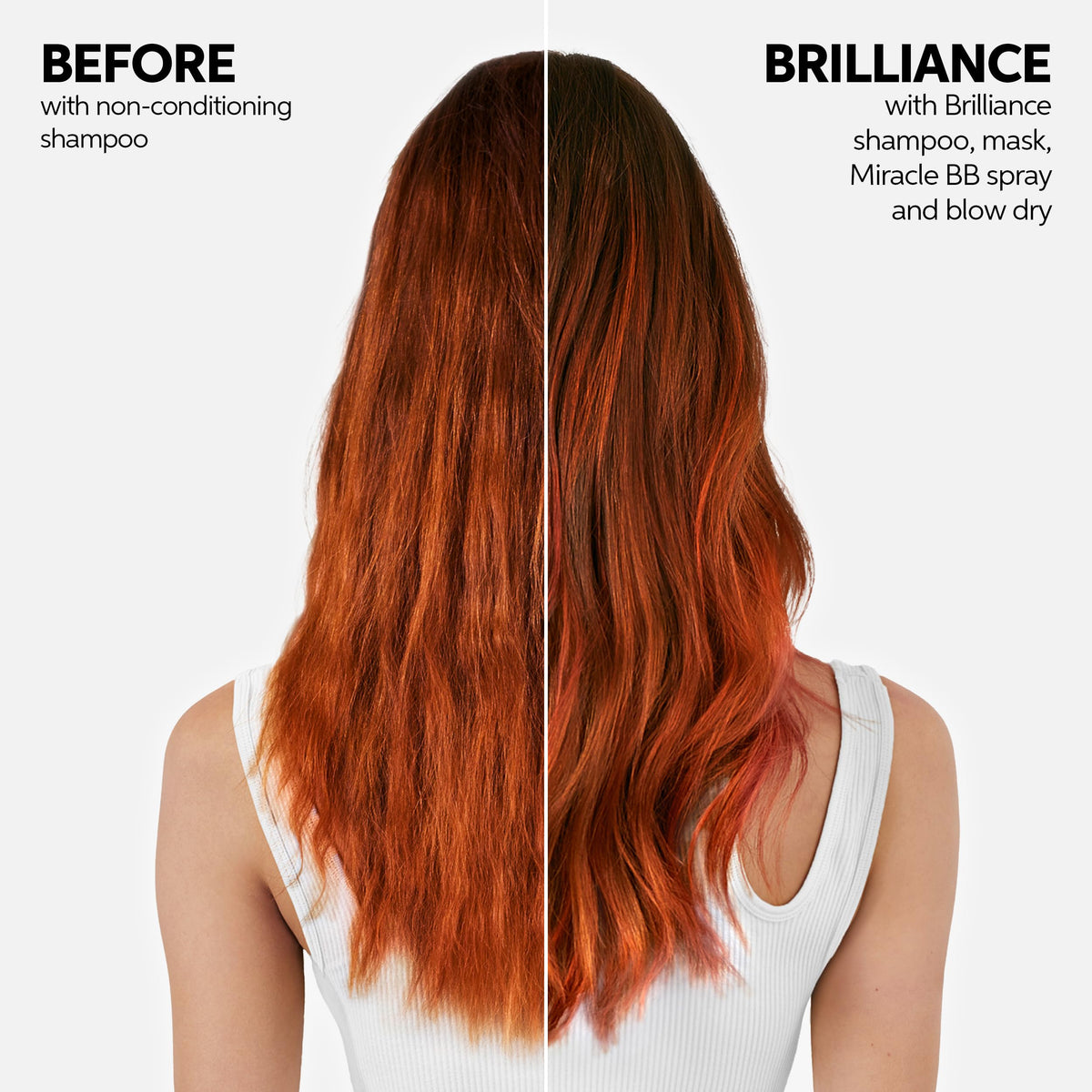 Wella Professionals bottle in hand showing dispense and control benefit