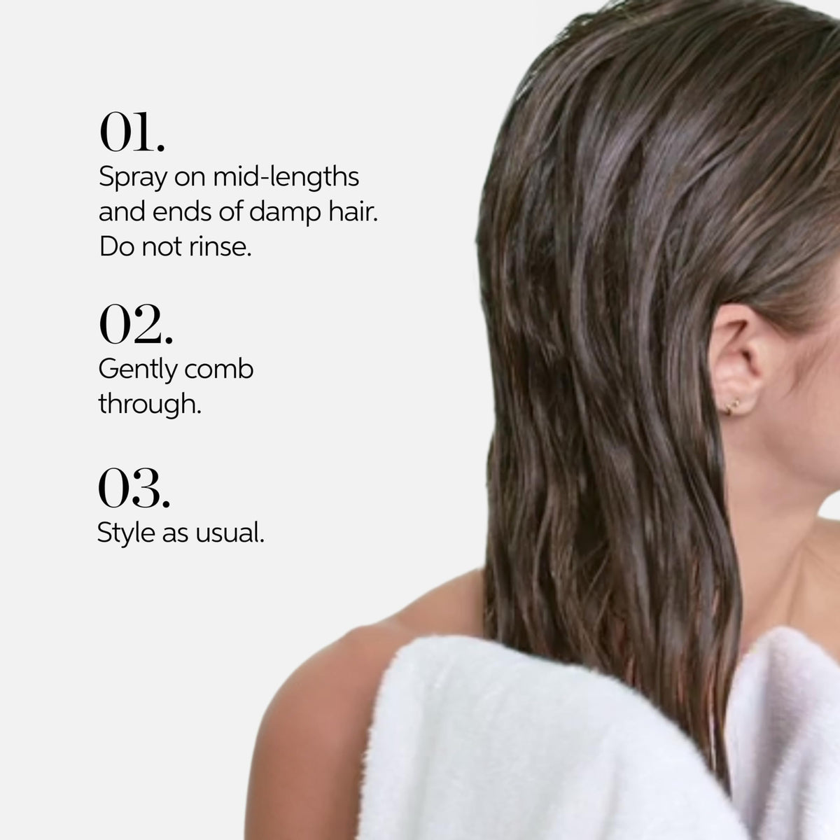 Wella Professionals bottle in hand demonstrating 5.07 fl oz size and travel convenience
