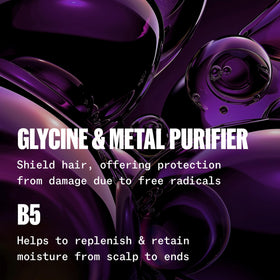 Wella Professionals product label showing key ingredients and claims