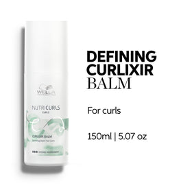 Wella Professionals Nutricurls creamy balm texture close-up demonstrating lightweight absorption