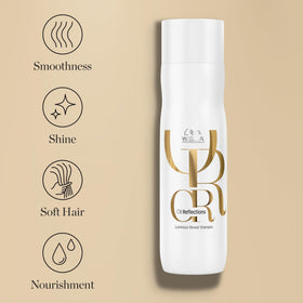 Wella Professionals in-shower use demonstrating lathering for smoothness