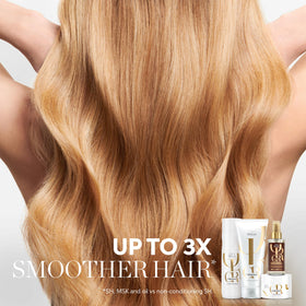 Wella Professionals oil dispensed on palm demonstrating easy-to-blend formula