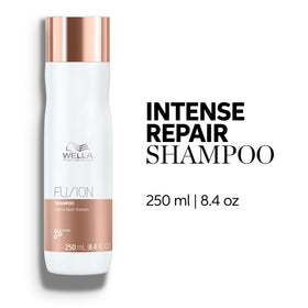 Wella Professionals back label close-up highlighting ingredients and usage benefits