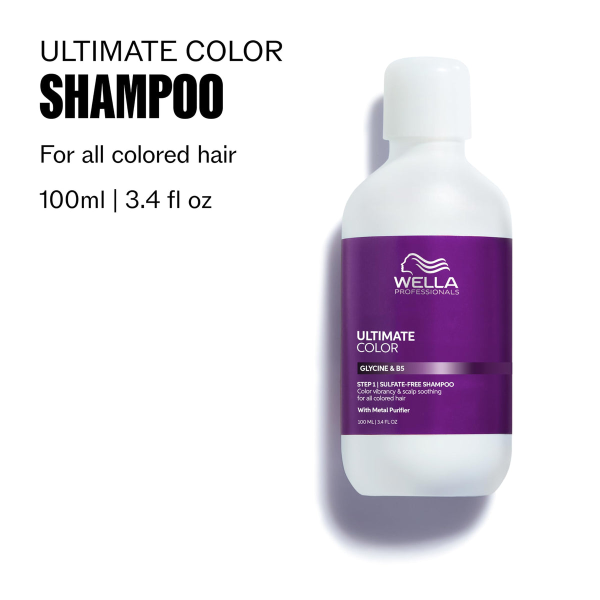 Wella Professionals shampoo pump close-up highlighting controlled dispensing advantage