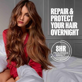 Wella Professionals applying serum to hair ends to reduce breakage