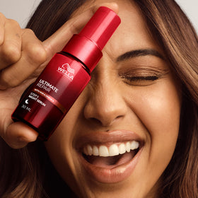 Wella Professionals ingredient graphic highlighting AHA and Omega-9 benefits