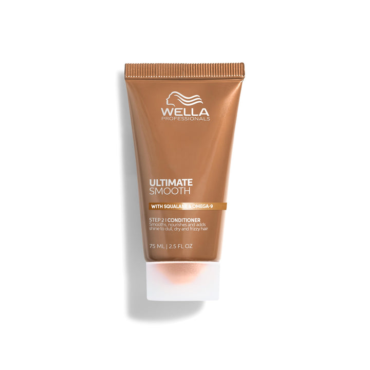 Wella Professionals front packaging showing bottle and brand benefit of smoothing