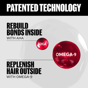 Wella Professionals before and after showing reduced split ends