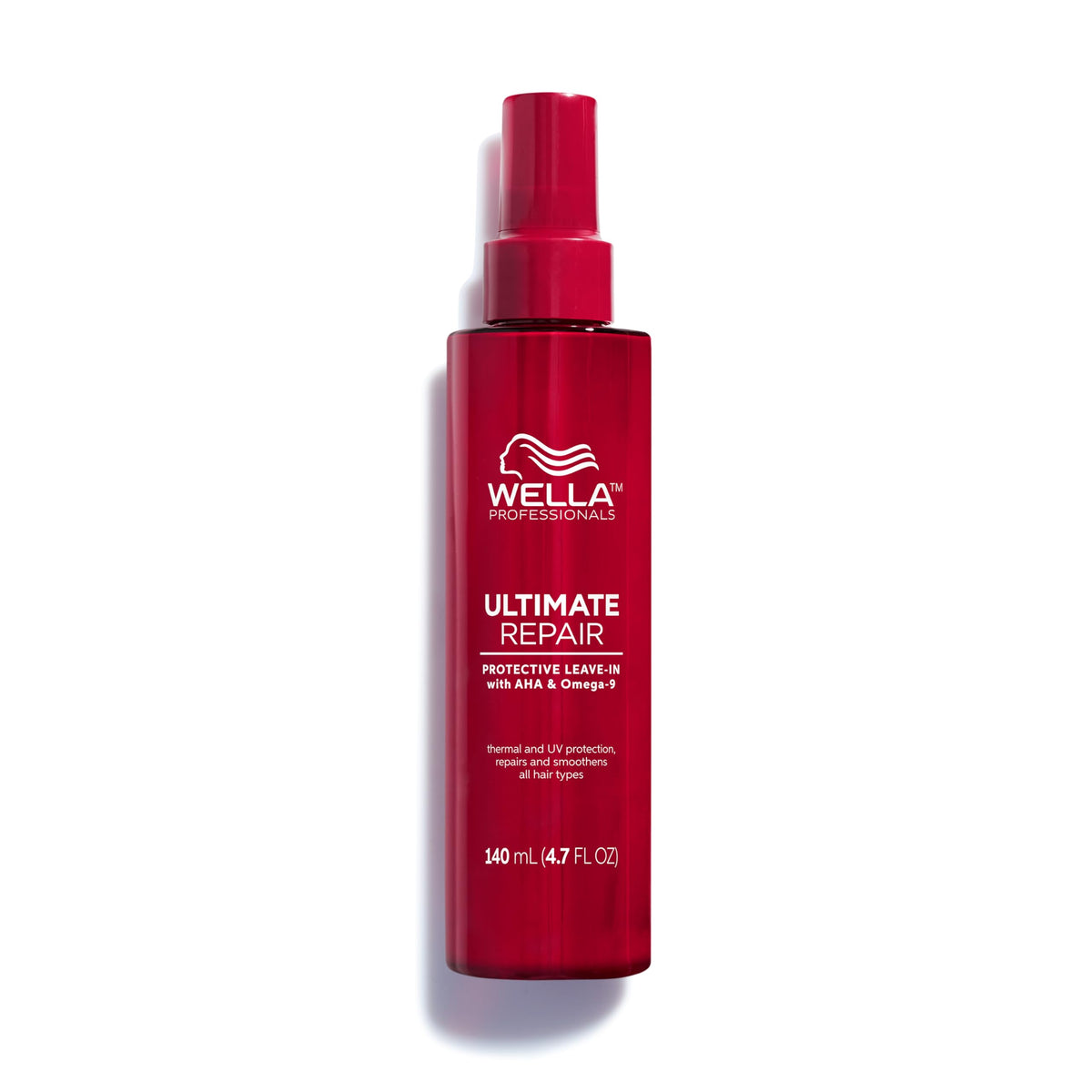 Wella Professionals pump bottle front view showing product and benefits