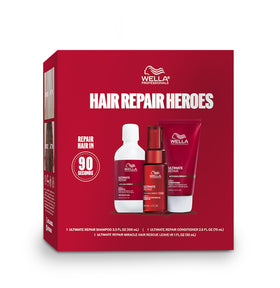 Wella Professionals kit front packaging showing full three-step benefits and salon quality