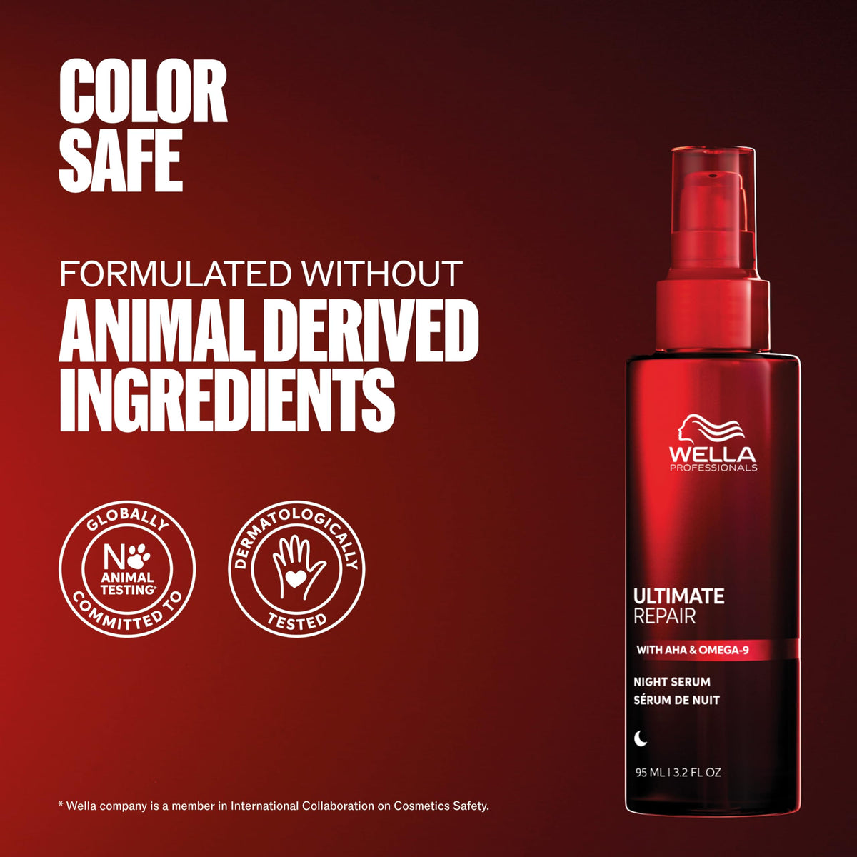 Wella Professionals bottle on bathroom vanity suggesting salon-grade daily use