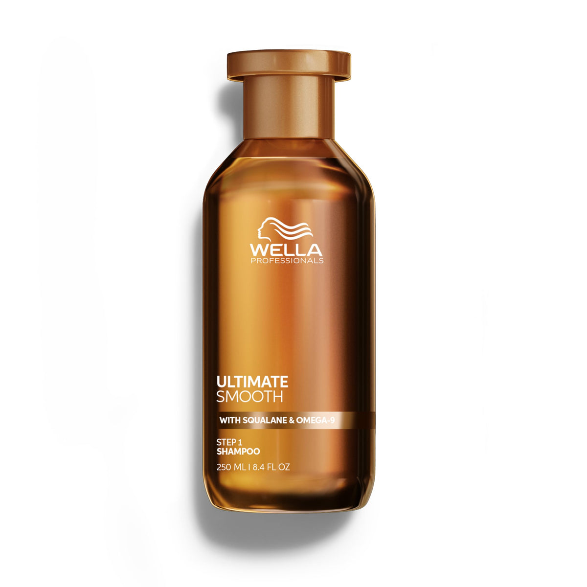 Wella Professionals bottle front view showing product and smoothness benefits