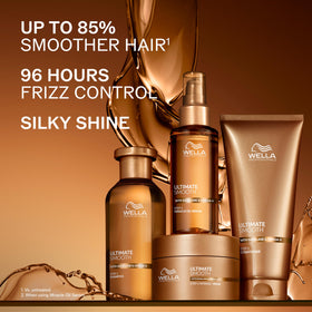 Wella Professionals shampoo paired with Miracle Oil Serum for finishing smoothness