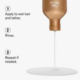 Wella Professionals 3.4 fl oz size comparison for travel convenience