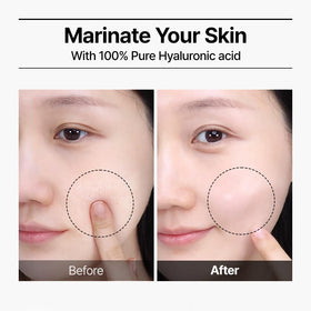 WELLAGE ampoule texture close-up illustrating lightweight, fast-absorbing feel