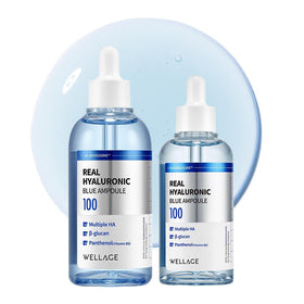 WELLAGE front packaging showing ampoule set and immediate hydration benefits