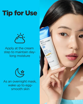 WELLAGE cream on bathroom counter in nighttime routine suggesting overnight hydration