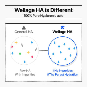 WELLAGE size comparison in hand showing generous dual-volume supply benefit