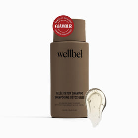 WELLBEL gel texture close-up showing gentle exfoliation and hydration