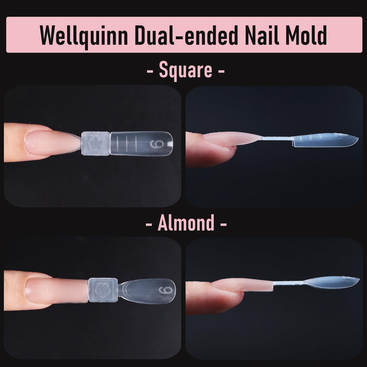 WELLQUINN close-up of realistic cuticle edge for precise placement benefit