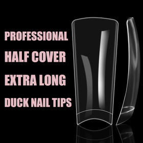 WELLQUINN close-up showing duck-feet tip shape for dramatic Y2K look
