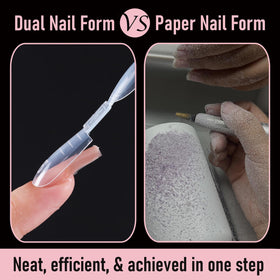 WELLQUINN silicone gel scoop beside forms for neater product control benefit