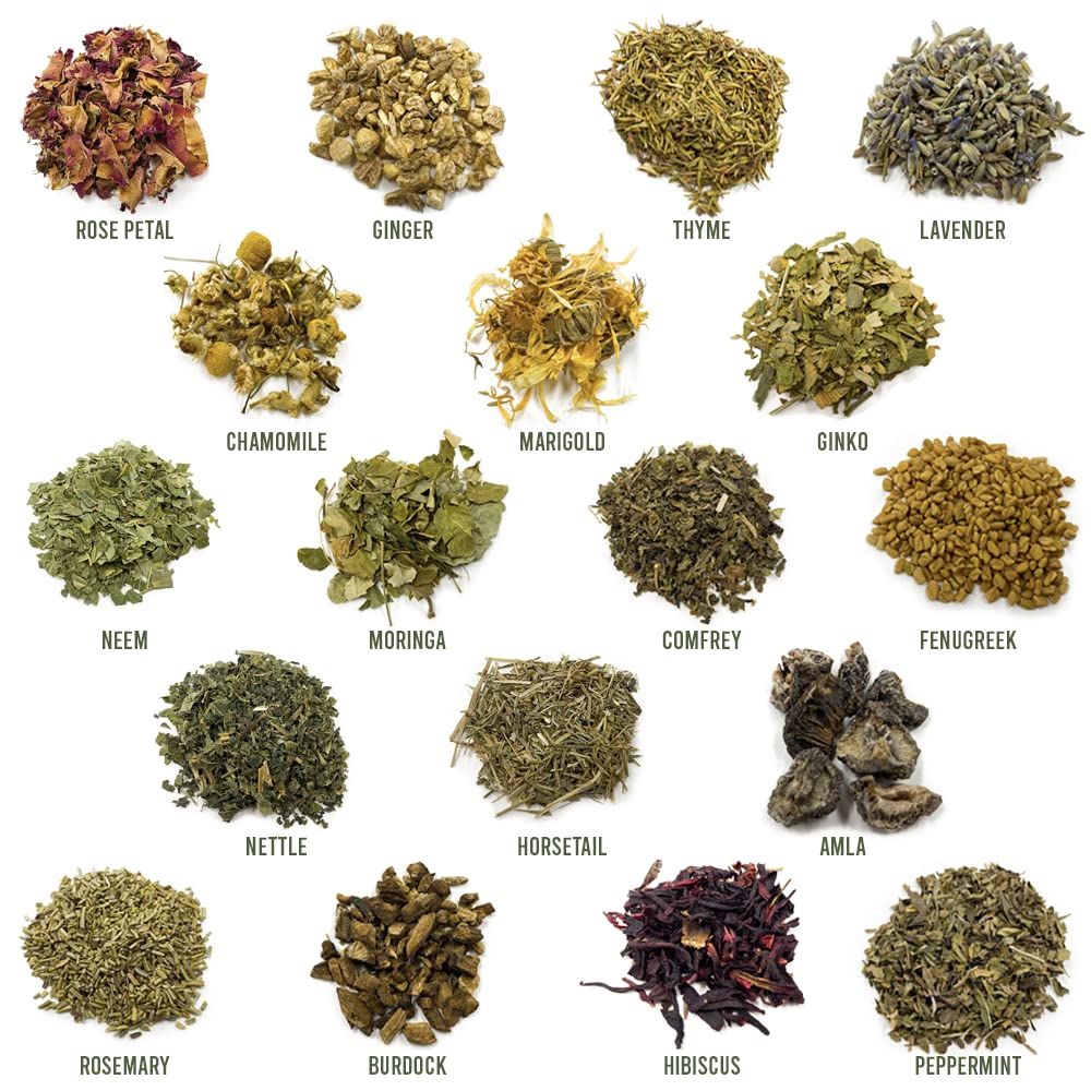 Well's Oil close-up of herb texture highlighting variety and potency