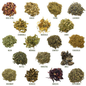 Well's Oil close-up of herb texture highlighting variety and potency