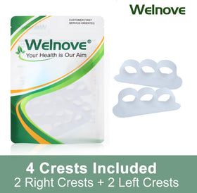 Welnove lifestyle image of walking in shoes with crests providing comfort