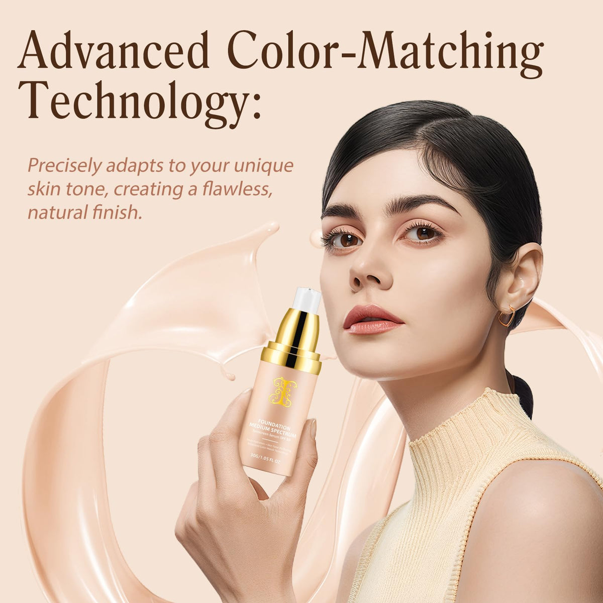 Weluno 30ml size comparison illustrating compact, travel-friendly tube