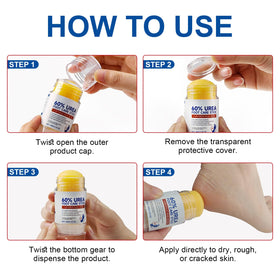Weluno applied before bed with socks, illustrating overnight repair and moisture lock benefit
