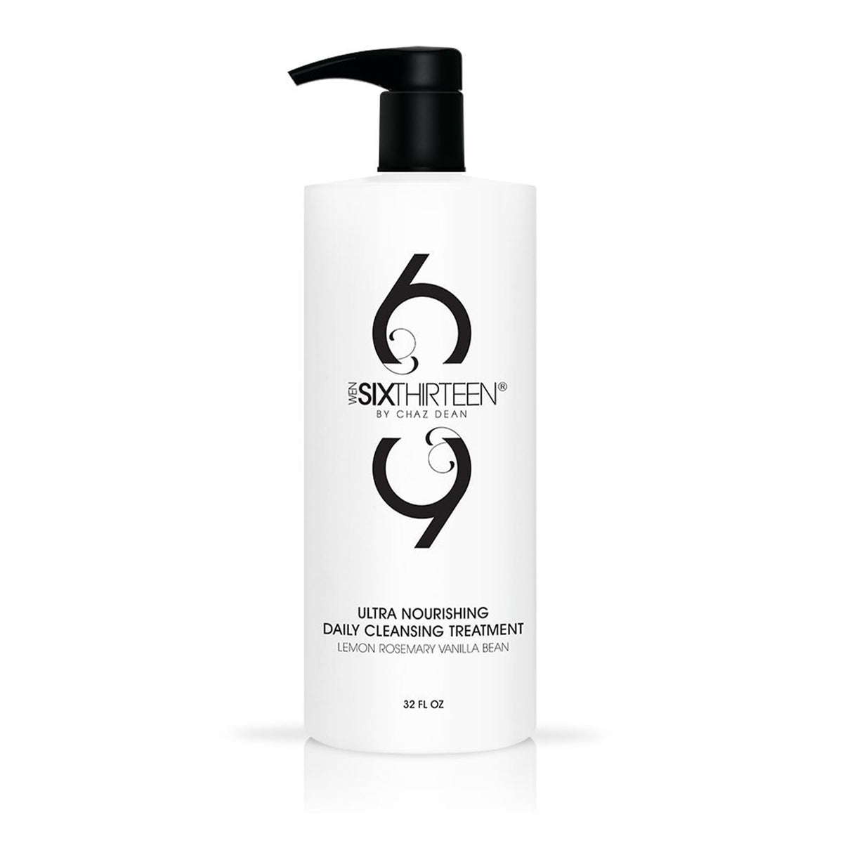 WEN by Chaz Dean front packaging showing lemon rosemary vanilla bean scent and benefits