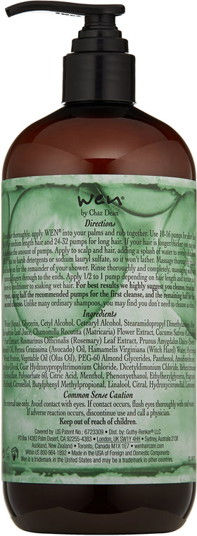 WEN by Chaz Dean texture close-up of creamy formula demonstrating lightweight hydration