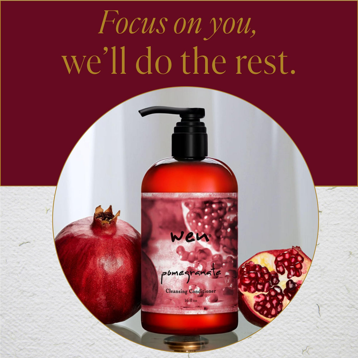 WEN by Chaz Dean close-up label showing ingredient callouts for informed choices