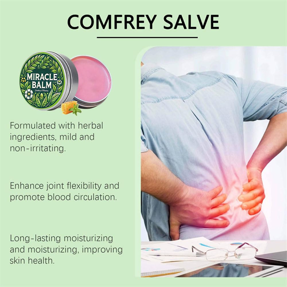 wenrny balm being applied to ankle for soothing targeted comfort