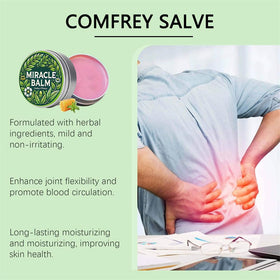 wenrny balm being applied to ankle for soothing targeted comfort