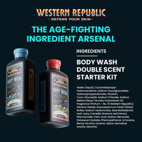 Western Republic close-up gel texture highlighting aloe and shea butter moisturizing benefits