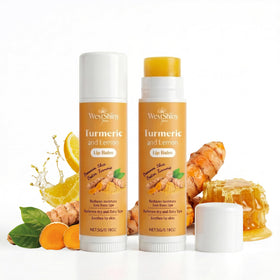 westshiny front packaging showing two balm sticks and brightening benefit