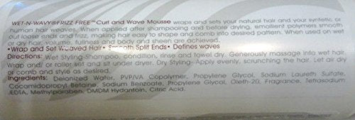Wet n Wavy foam on hand showing airy texture for easy curl shaping