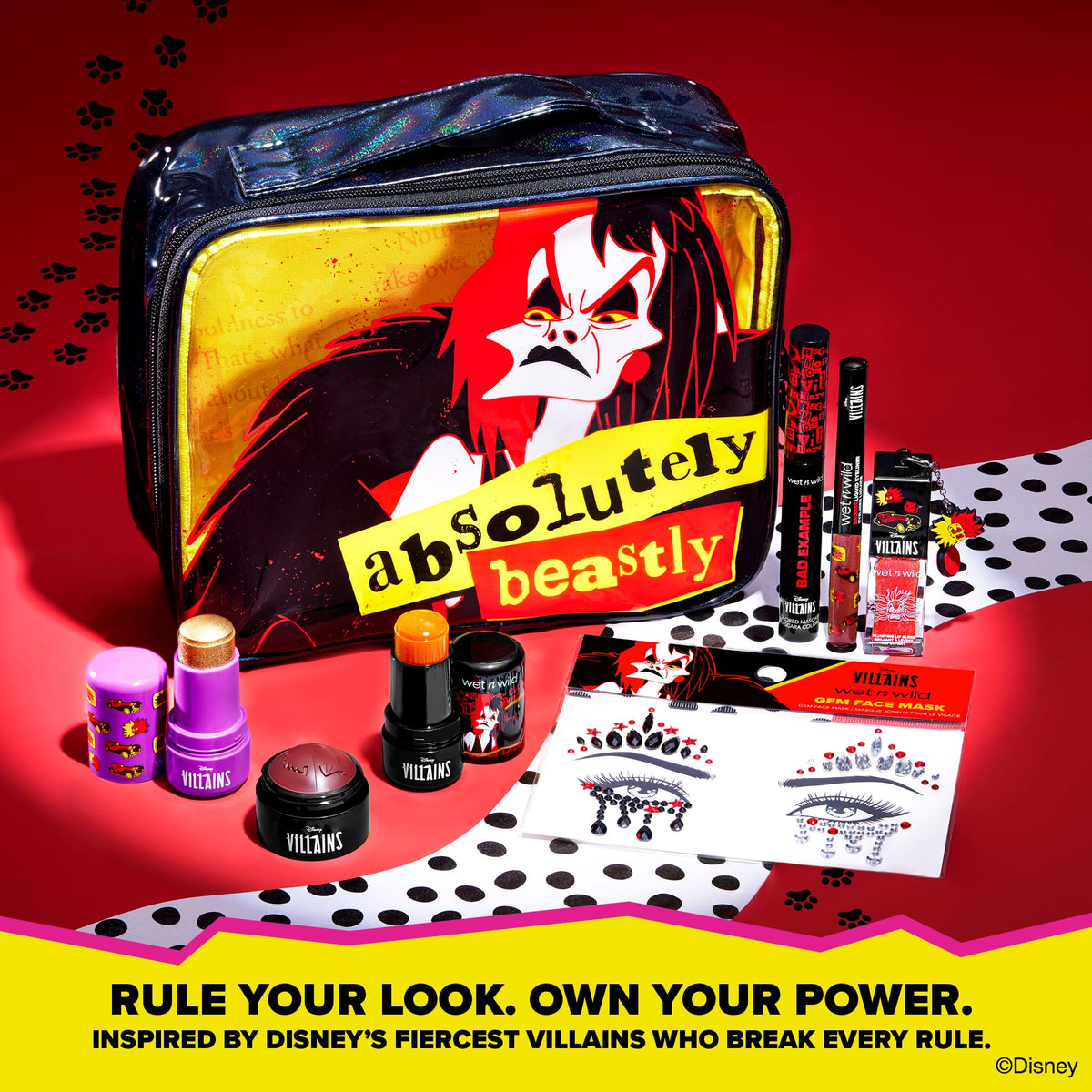 wet n wild Vain on vanity with brush and mirror, convenient everyday use