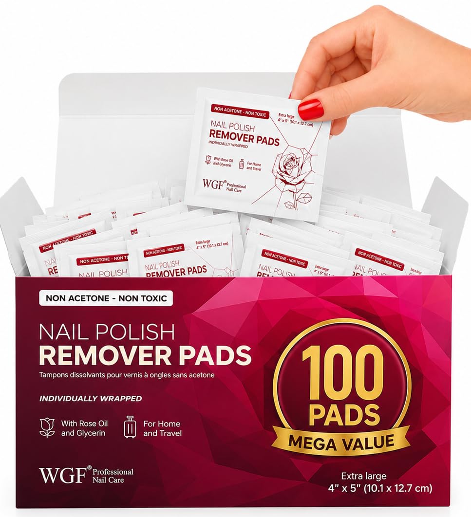 WGF PROFESSIONAL NAIL CARE front packaging showing 100-pack convenience and savings