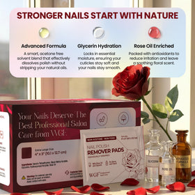 WGF PROFESSIONAL NAIL CARE open individually wrapped packet for hygienic on-the-go use