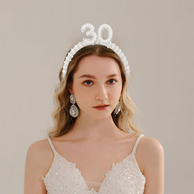 WHAVEL close-up of pearl and rhinestone detail, showcases elegant finish