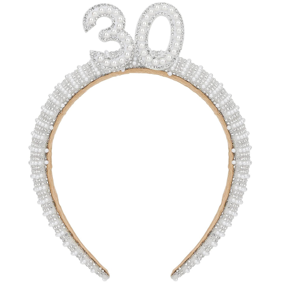 WHAVEL front view showing pearl 30 crown, highlights celebratory sparkle