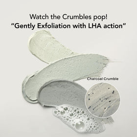 Whipped Semo Company face massage with charcoal breaking down, unclogs pores visibly