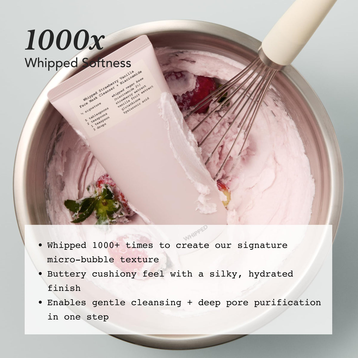 Whipped Semo Company close-up whipped texture highlighting creamy hydration