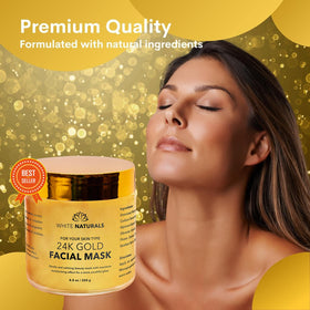 White Naturals gold sheen on skin highlighting luminous finish