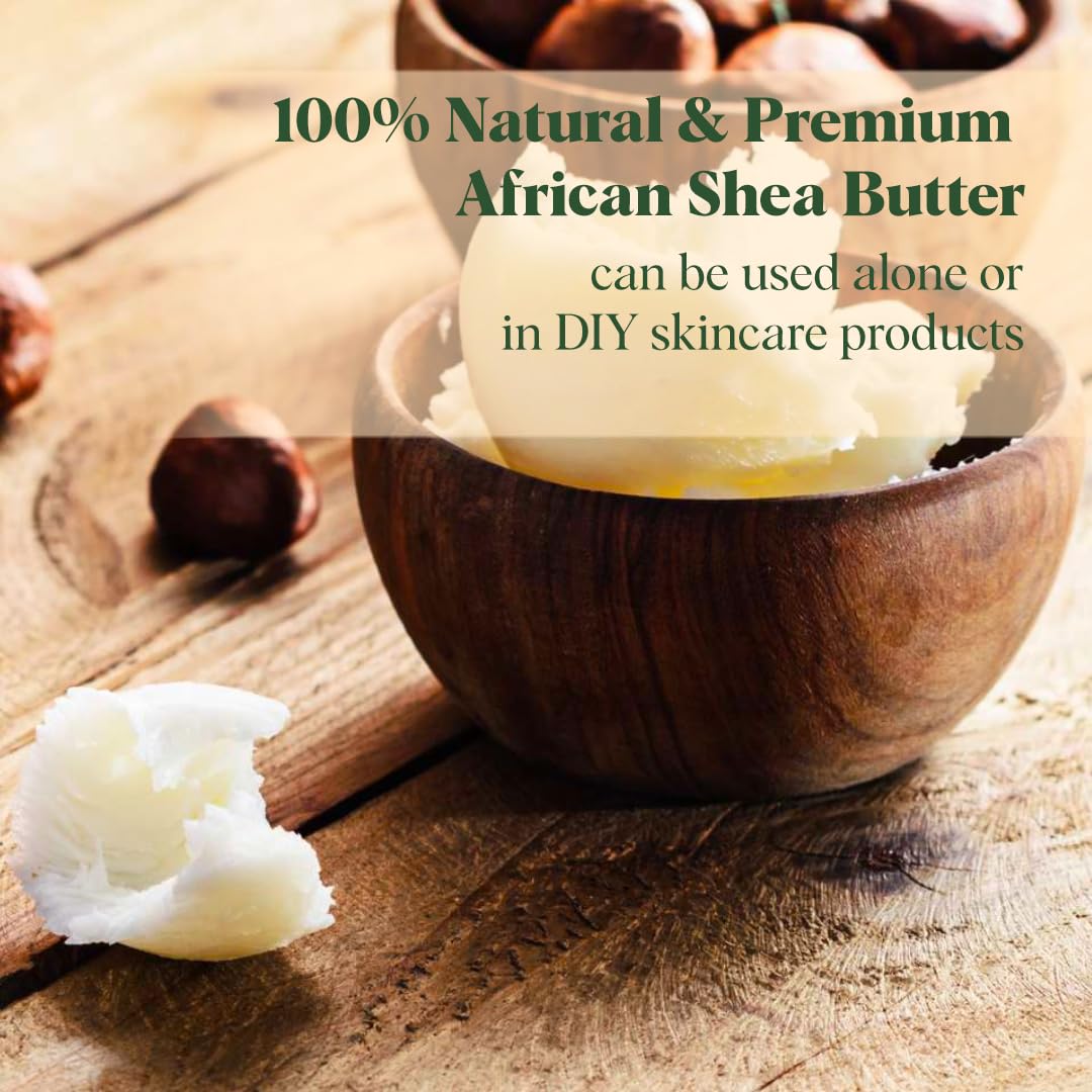 DIY flatlay with White Naturals shea butter and oils for homemade skincare blends